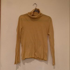 J. Crew Lightweight Turtleneck Yellow